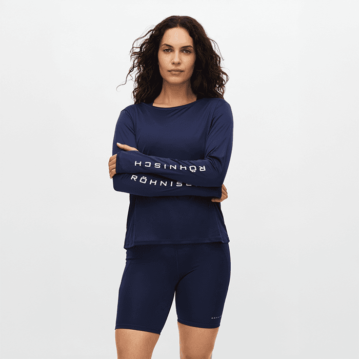 Team Logo Långärmad Indigo – från Röhnisch – 399 kr – hos Bodystore