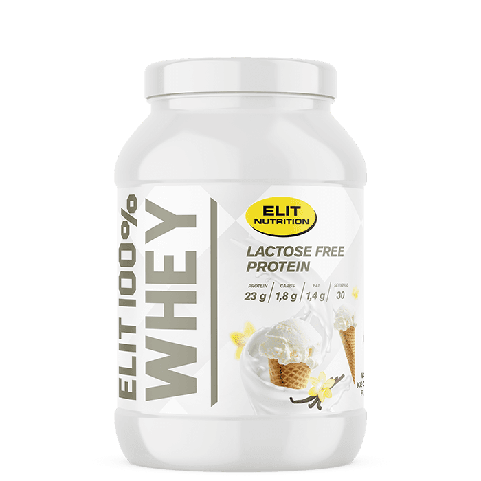ELIT 100% Whey Laktosfritt Proteinpulver 900 g – från Elit Nutrition – 499 kr – hos Bodystore