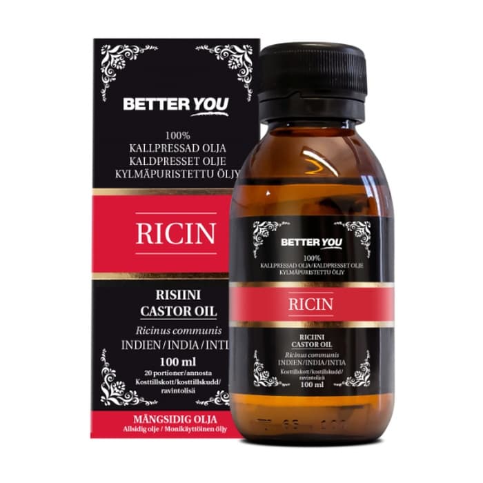 Kallpressad Ricinolja 100 ml – från Better You – 78 kr – hos Bodystore