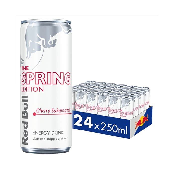 24 x Red Bull Energidryck, 250 ml, Spring Edition 2026 2 kr pant – från Red Bull – 469 kr – hos Bodystore