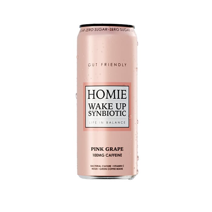 Homie Soda Pink Grapefruit 33 cl – från Homie life in balance – 18 kr – hos Bodystore