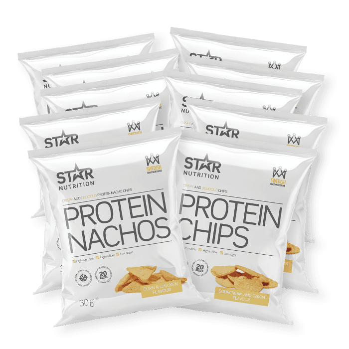 5 x Protein Chips + 5 x Protein nachos – från Star Nutrition – 195 kr – hos Bodystore
