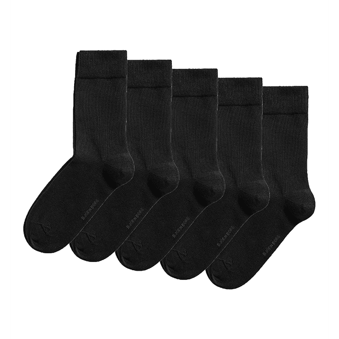 5-Pack Essential Ankle Sock, Black, 36-40 – från Björn Borg – 202 kr – hos Bodystore