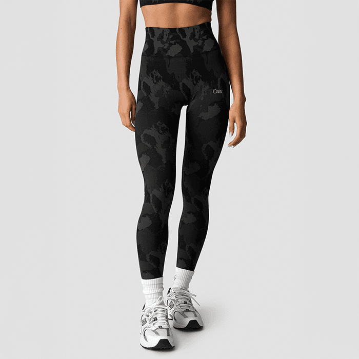 Camo Seamless Tights Grå – från ICANIWILL – 599 kr – hos Bodystore