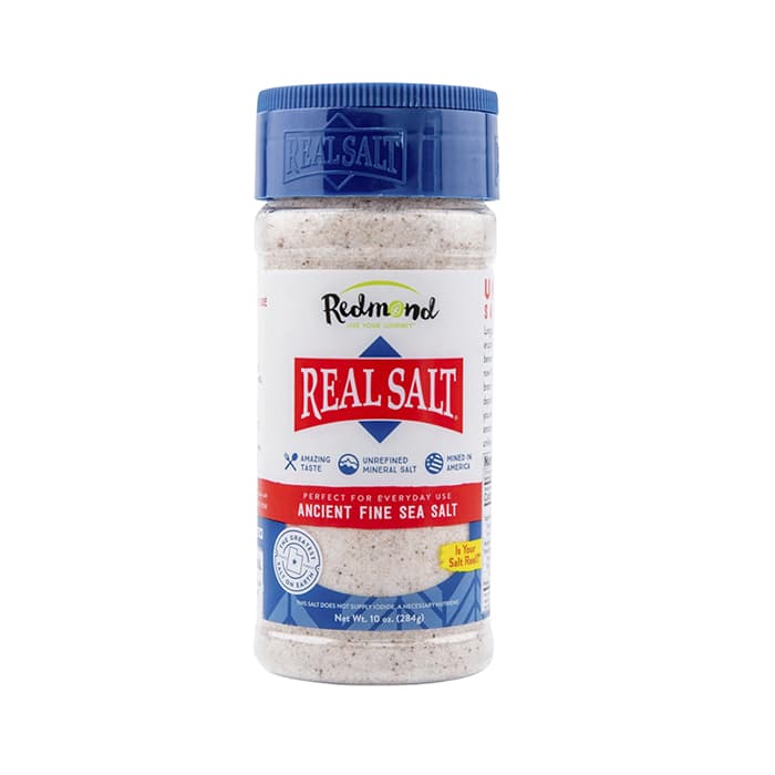 Finkornigt Salt Shaker 284 g – från Redmond Real Salt – 145 kr – hos Bodystore