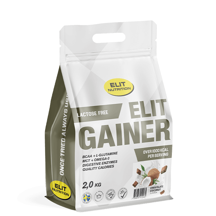 ELIT Gainer Laktosfri 2 kg – från Elit Nutrition – 589 kr – hos Bodystore