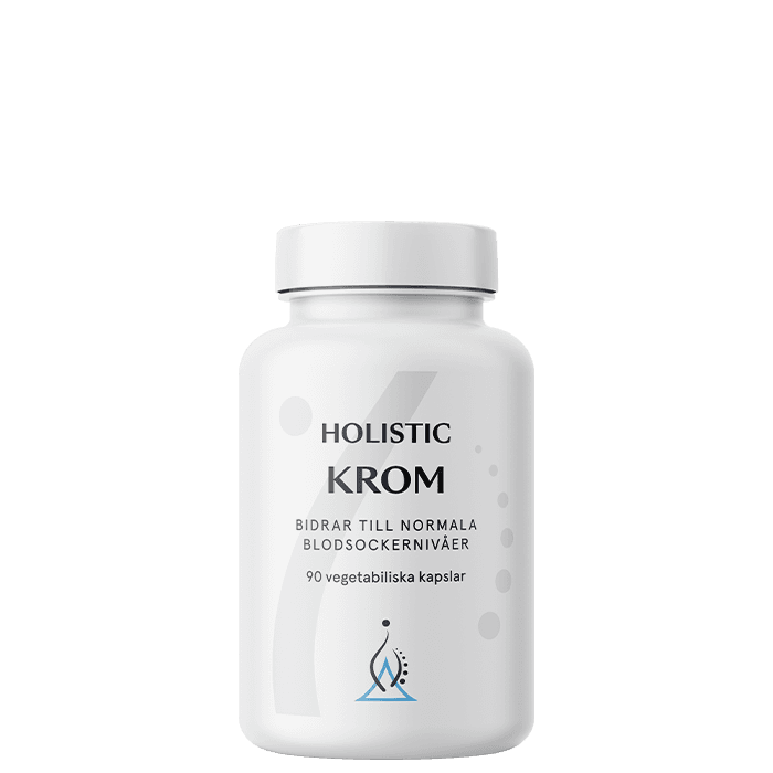 Krom 200 mcg 90 kapslar – från Holistic – 129 kr – hos Bodystore
