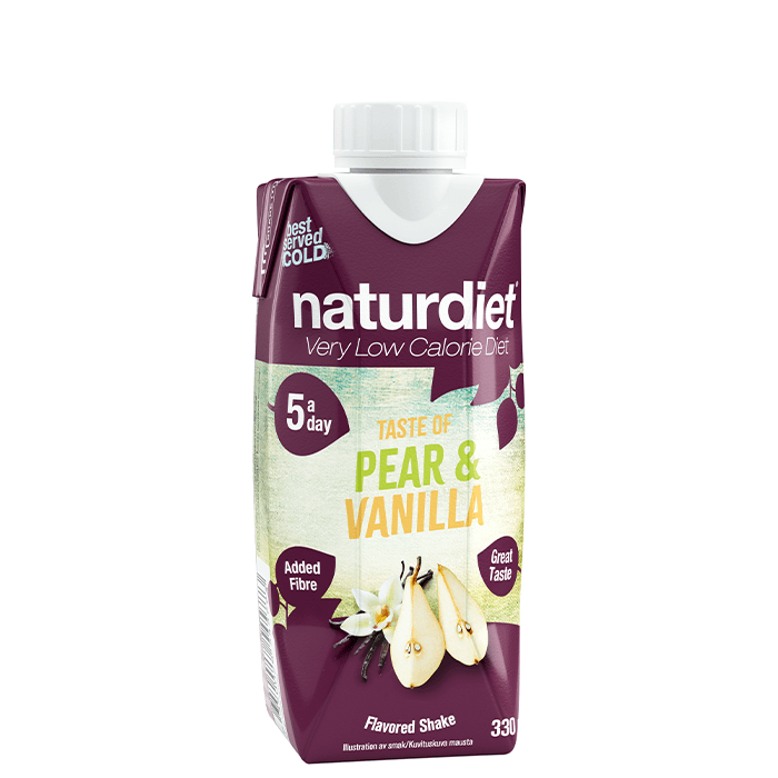 Måltidsersättning Shake Pear Vanilla 330 ml – från Naturdiet – 29 kr – hos Bodystore