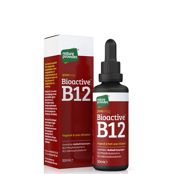 Bioactive Flytande B12 50 ml – från Nature Provides – 325 kr – hos Bodystore