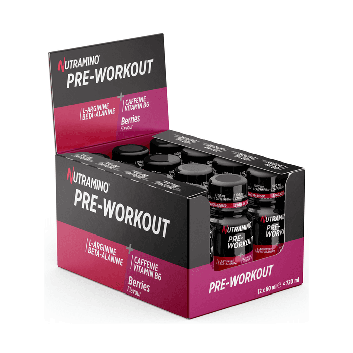 12 x Nutramino PWO Shot 60 ml – från Nutramino Fitness Nutrition – 269 kr – hos Bodystore