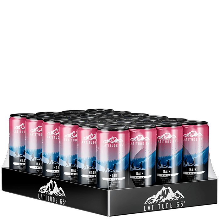 24 x Latitude 65 Energidryck 330 ml – från Latitude 65 – 399 kr – hos Bodystore