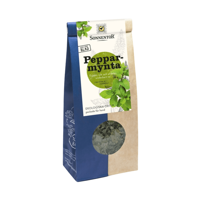 Pepparmyntate Hela Blad Ekologiskt 50g – från Sonnentor – 74 kr – hos Bodystore