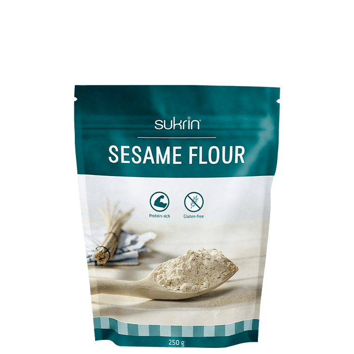 Sesammjöl 250 g – från SUKRIN – 45 kr – hos Bodystore