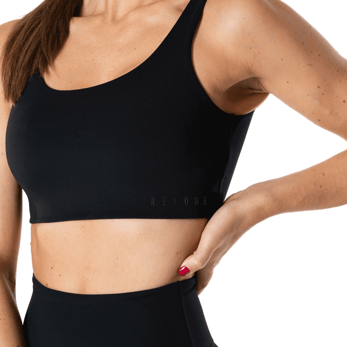 Clean Sport-BH Medium Support Svart – från Relode – 419 kr – hos Bodystore