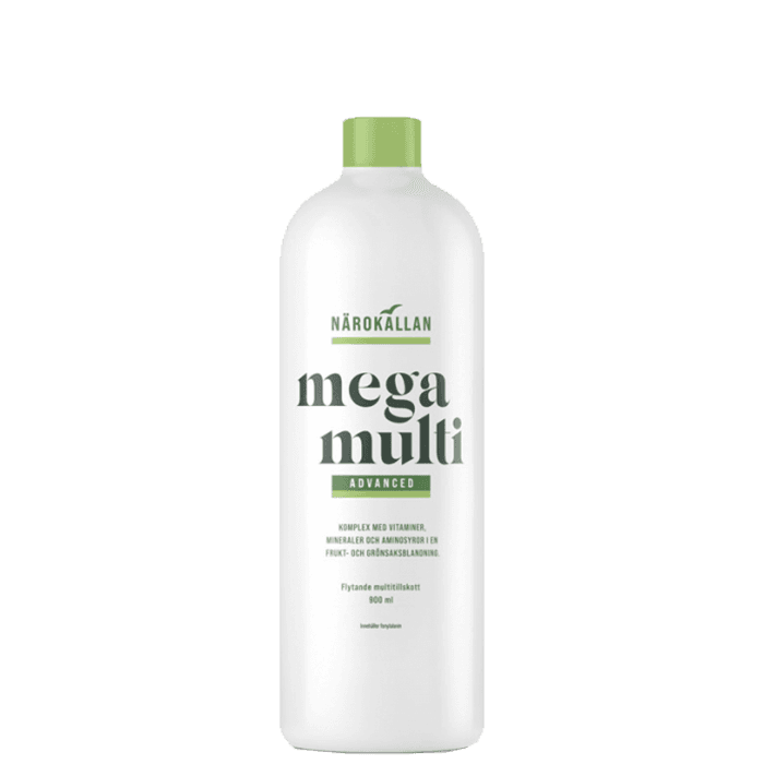 Mega Multi Advanced Flytande Multivitamin 900 ml – från Närokällan – 495 kr – hos Bodystore