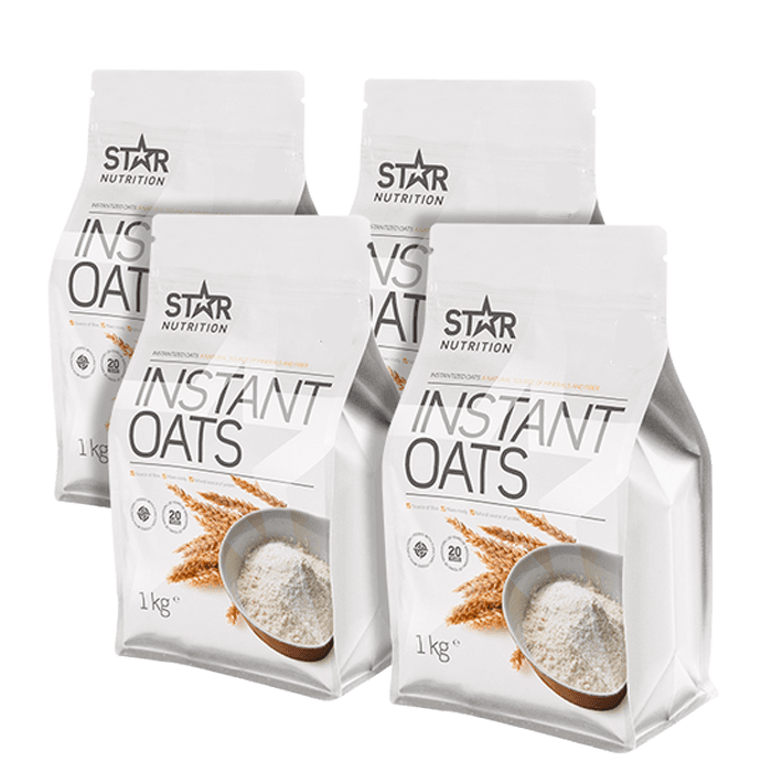 BIG BUY 4 x Havremjöl 1 kg – från Star Nutrition – 189 kr – hos Bodystore