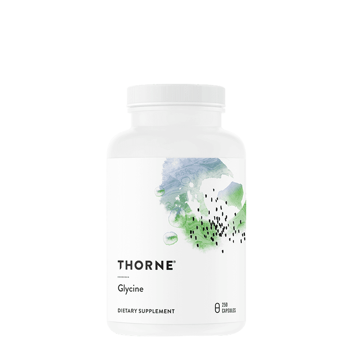Glycine 500 mg Aminosyror 250 kapslar från Thorne Research Inc. – köp hos Bodystore