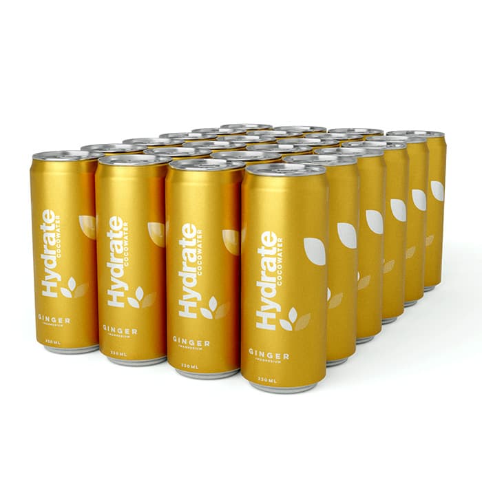 24 x Hydrate Kolsyrat Kokosvatten Flak 330 ml – från Plant Factory – 499 kr – hos Bodystore