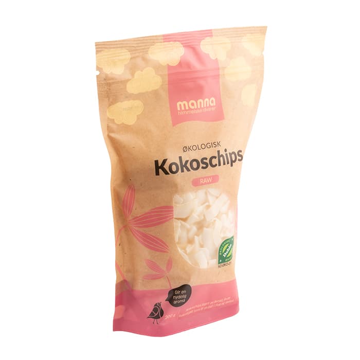 Kokoschips 200 g – från Manna – 69 kr – hos Bodystore