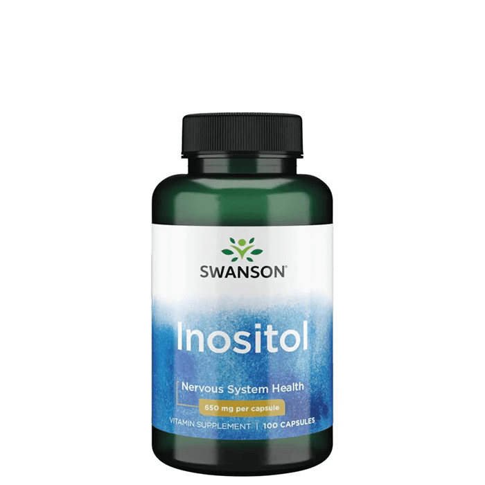 Inositol 650 mg 100 kapslar – från Swanson – 199 kr – hos Bodystore