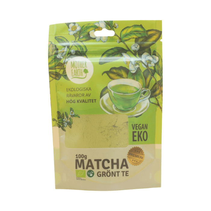 Matcha Te Premium RAW & Ekologiskt 100g – från Mother Earth – 113 kr – hos Bodystore