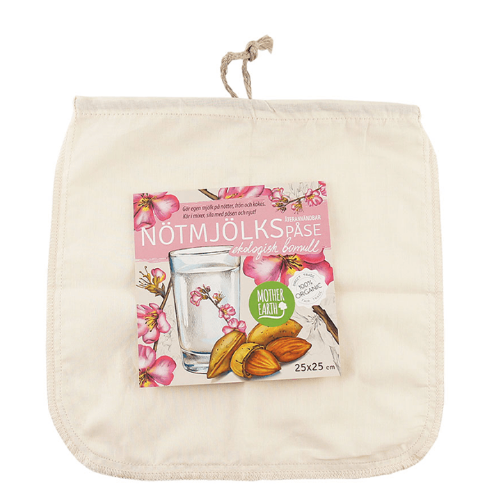 Nötmjölkspåse Ekologisk Bomull – från Mother Earth – 79 kr – hos Bodystore