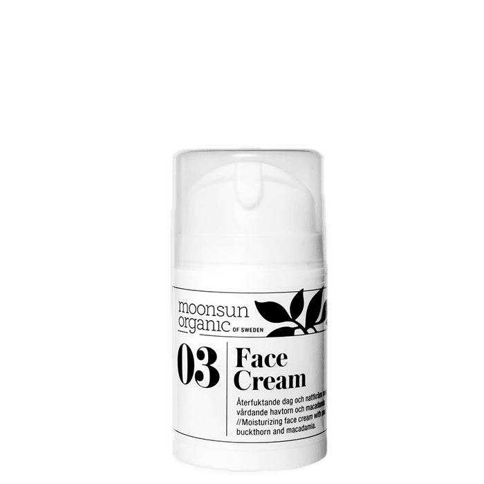 Ansiktskräm 50 ml – från Moonsun Organic Of Sweden – 349 kr – hos Bodystore