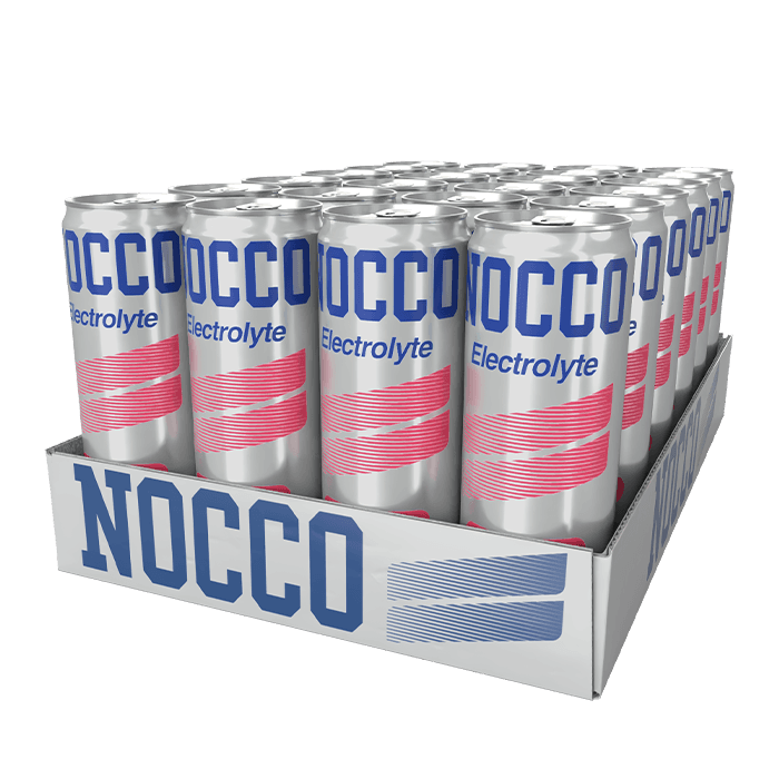 24 x NOCCO Electrolyte 355 ml 2 kr pant – från NOCCO – 519 kr – hos Bodystore