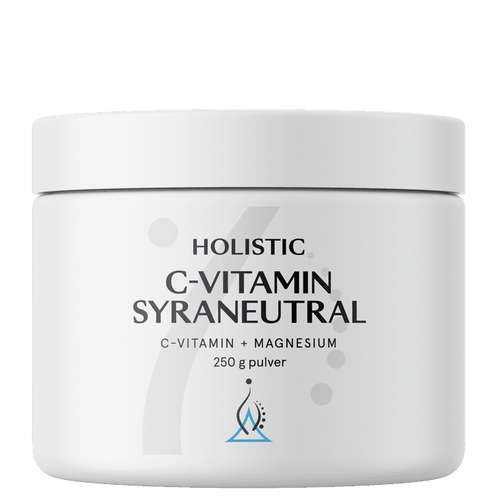 C-vitamin Syraneutral 250 g – från Holistic – 351 kr – hos Bodystore