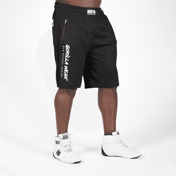 Augustine Old School Shorts, Black – från Gorilla Wear – 449 kr – hos Bodystore
