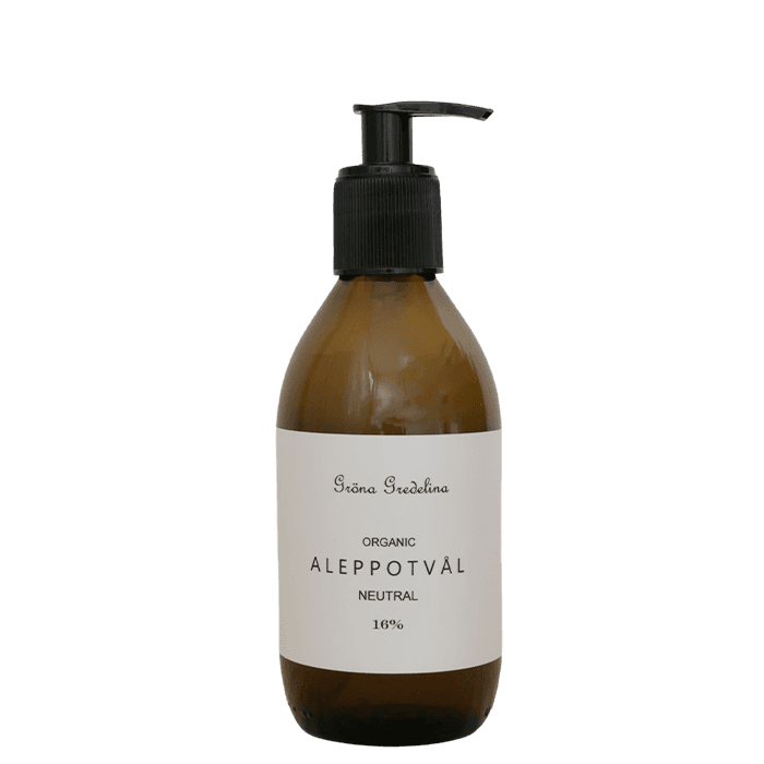 Aleppotvål Neutral 250 ml – från Gröna Gredelina – 129 kr – hos Bodystore