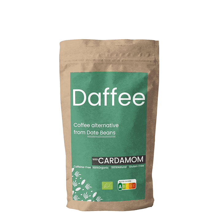 Koffeinfritt Dadelkaffe 250 g – från Daffee – 99 kr – hos Bodystore