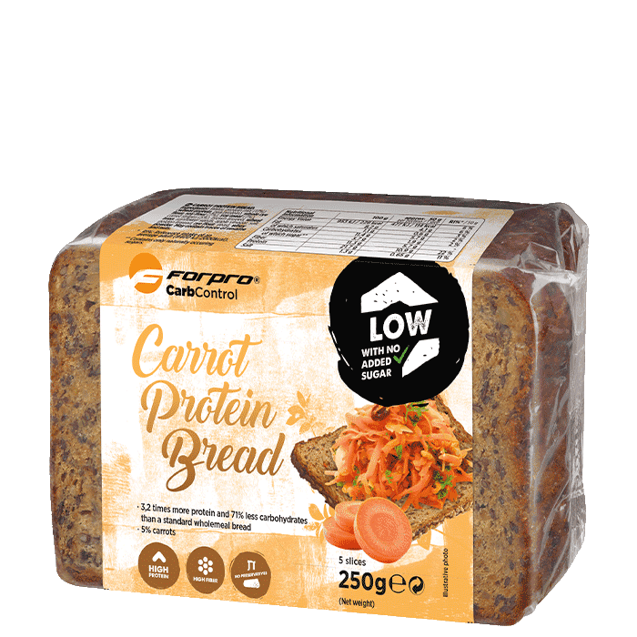 Protein Bröd Morot 250 g – från Forpro – 49 kr – hos Bodystore