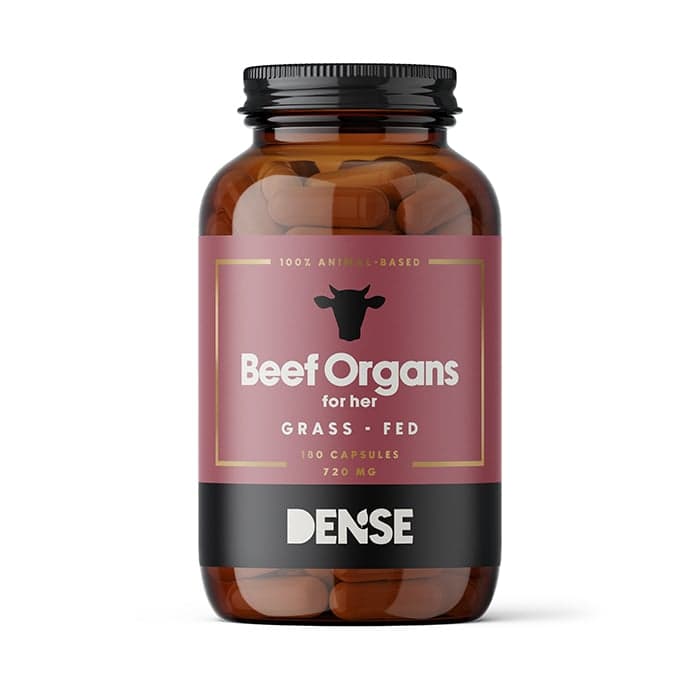 Nötorgan för Henne 180 kapslar – från Dense – 378 kr – hos Bodystore
