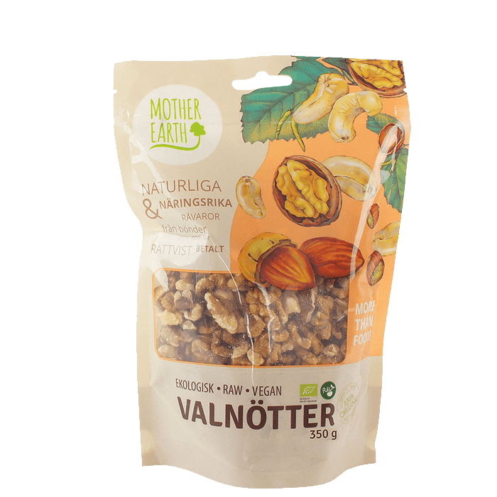 Valnötter 350 g – från Mother Earth – 139 kr – hos Bodystore