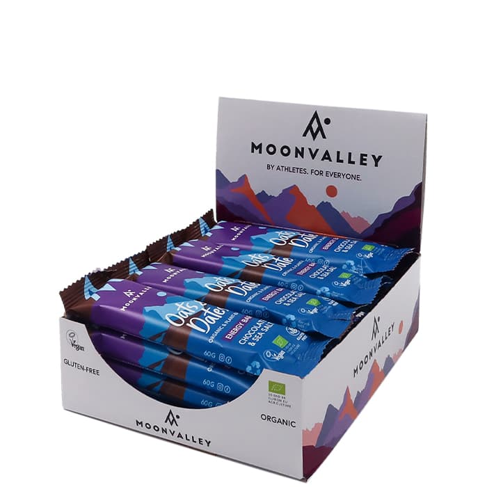 12x Vegan Energy bar Oats & Dates 50 g – från Moonvalley – 255 kr – hos Bodystore