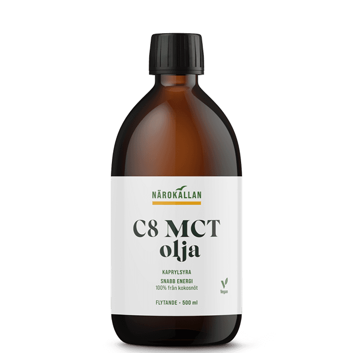 C8 MCT-olja 500 ml – från Närokällan – 279 kr – hos Bodystore