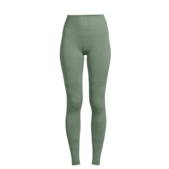 Essential Block Seamless High Waist Tights, Dusty Green – från Casall Sportswear – 400 kr – hos Bodystore