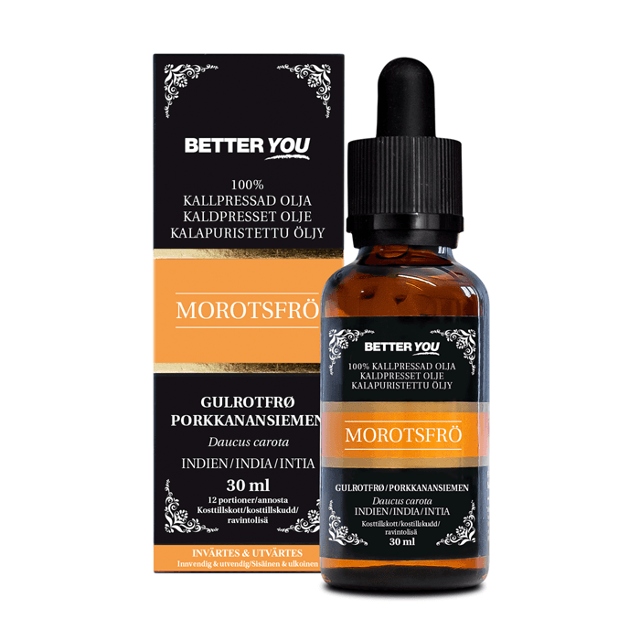 Morotsfröolja Kallpressad 30 ml – från Better You – 113 kr – hos Bodystore
