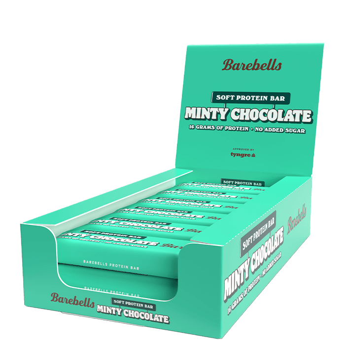 12 x Barebells Soft Proteinbar 55 g – från Barebells – 295 kr – hos Bodystore