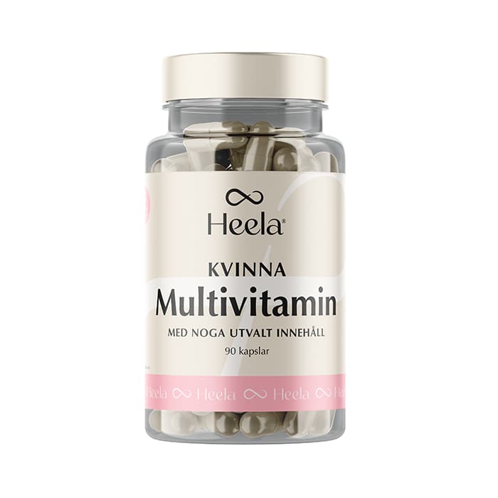 Multivitamin Kvinna 90 kapslar – från Heela – 135 kr – hos Bodystore