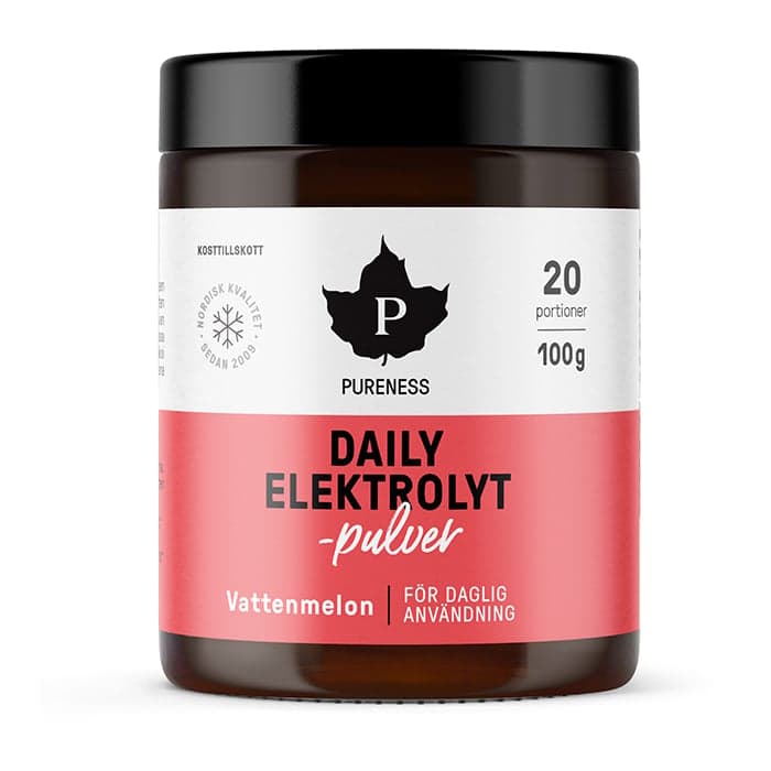 Daily Elektrolytpulver Vattenmelon 100 g från Pureness – köp hos Bodystore