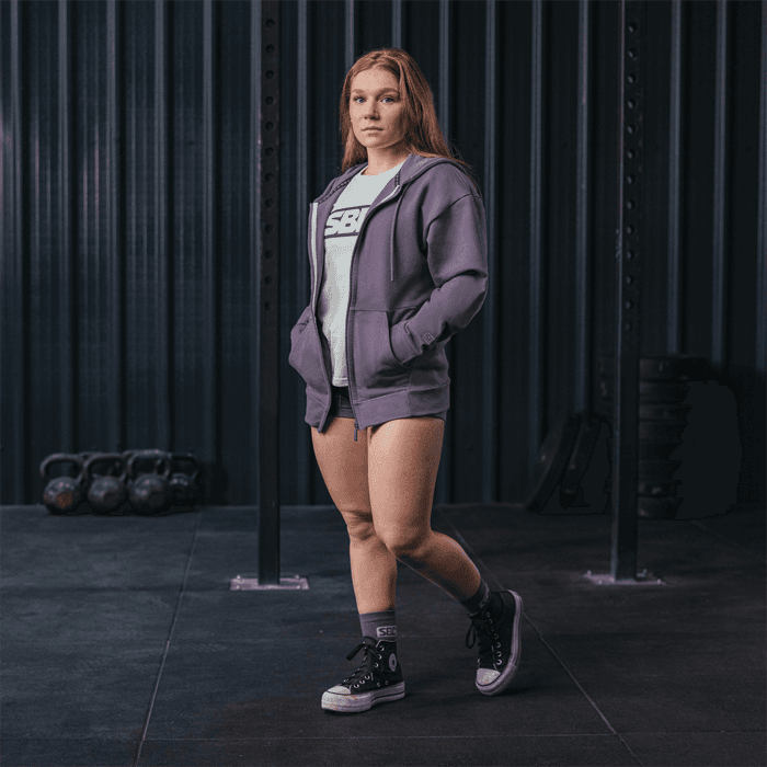 Aspire Zip Huvtröja Unisex – från SBD Apparel – 1149 kr – hos Bodystore