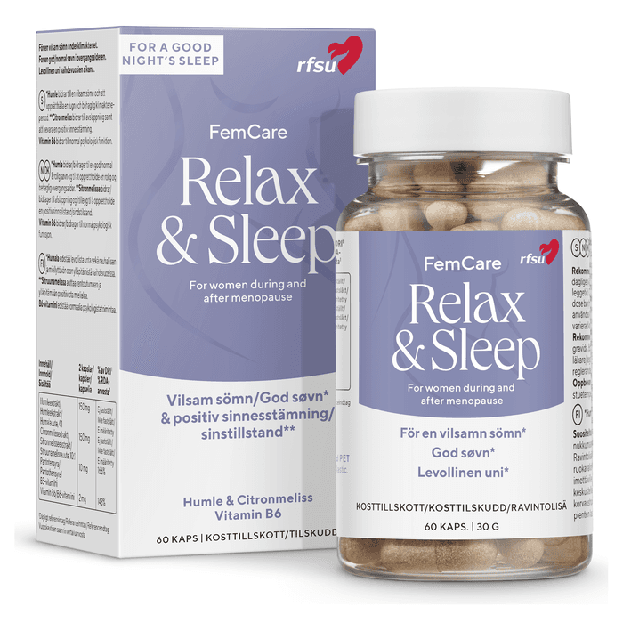 Relax & Sleep 60 kapslar – från RFSU – 219 kr – hos Bodystore