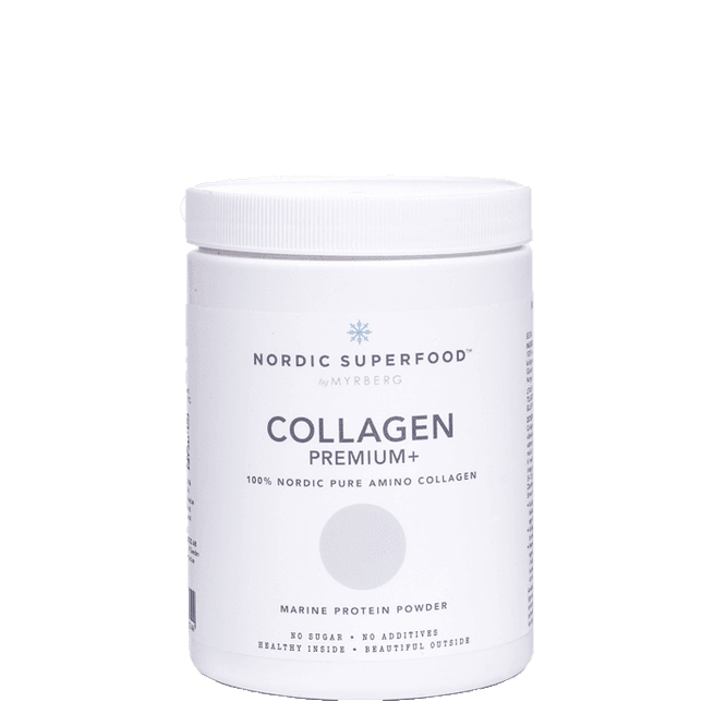 Collagen Premium+ Proteinpulver 300 g – från Nordic Superfood by Myrberg – 479 kr – hos Bodystore