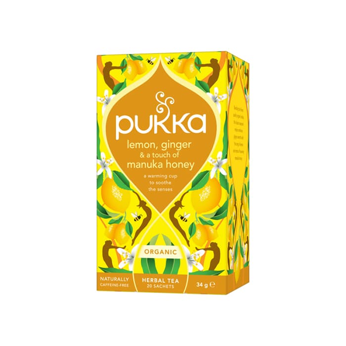Örtte Lemon, Ginger & a touch of Manuka Honey EKO 20 st – från Pukka – 49 kr – hos Bodystore