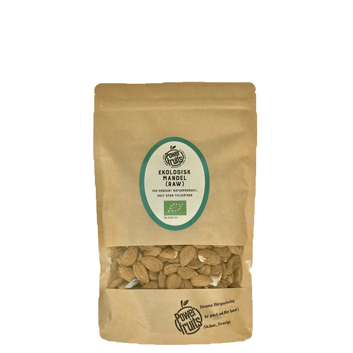 Ekologisk Mandel 500 g – från Powerfruits – 132 kr – hos Bodystore