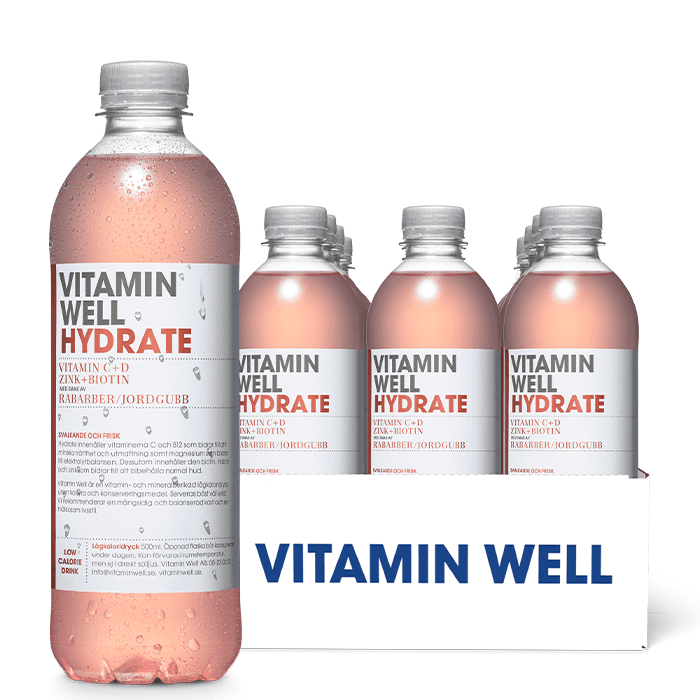 12 x Vitamin Well Vitamindryck 500ml – från Vitamin Well – 229 kr – hos Bodystore