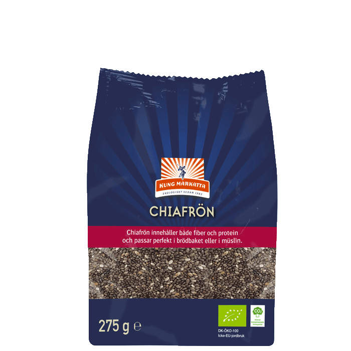 Chiafrön 275 g – från Kung Markatta – 49 kr – hos Bodystore