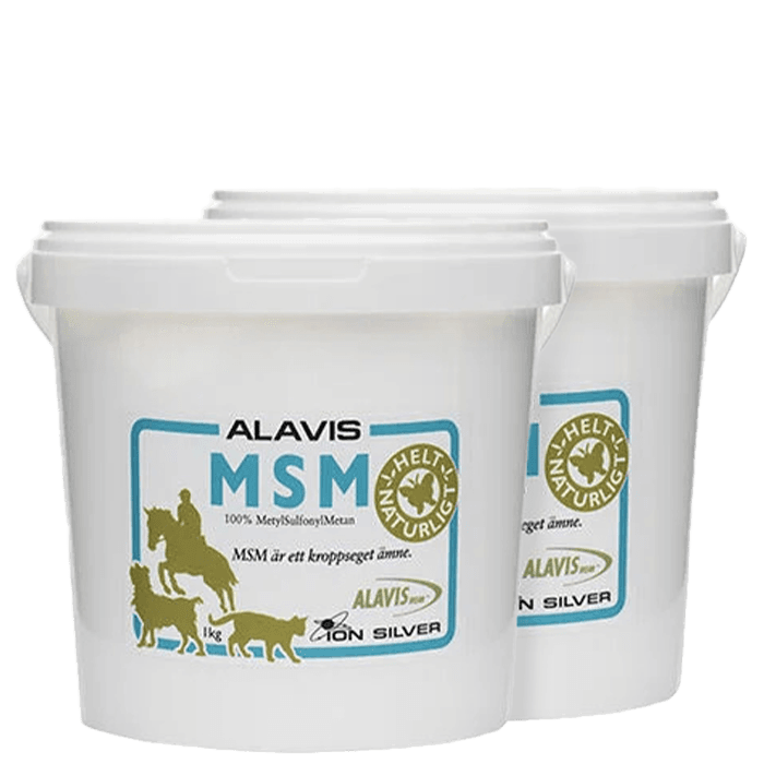 2 x Alavis MSM-1000H 1kg – från Ion Silver – 593 kr – hos Bodystore